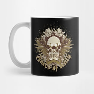 Faces Of Death Skulls Illustration Mug